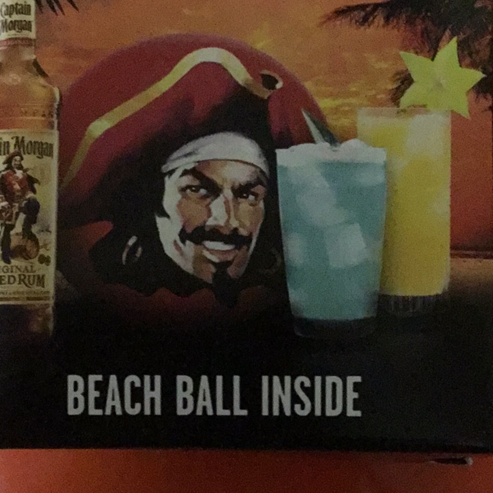 New Captain Morgan beach ball